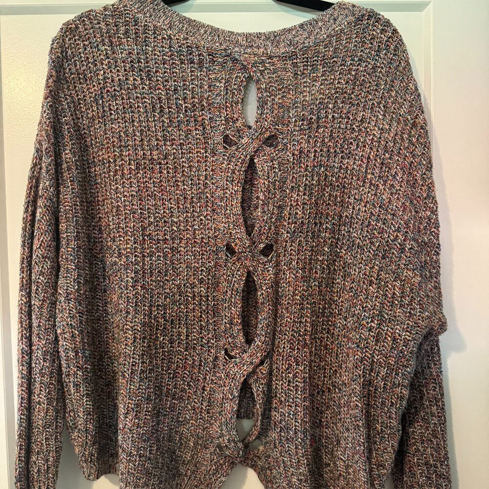 Express Rainbow Threaded / Open Back , Off Should… - image 2